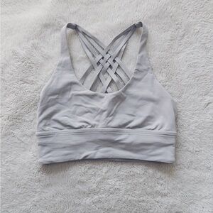 Lululemon light blue lavender sports bra